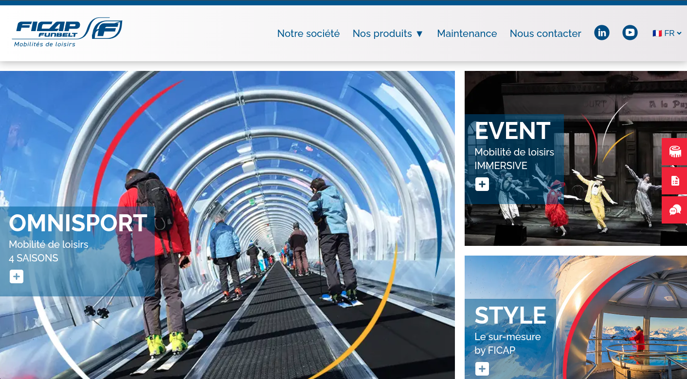 Funbelt - Site Vitrine Industrie