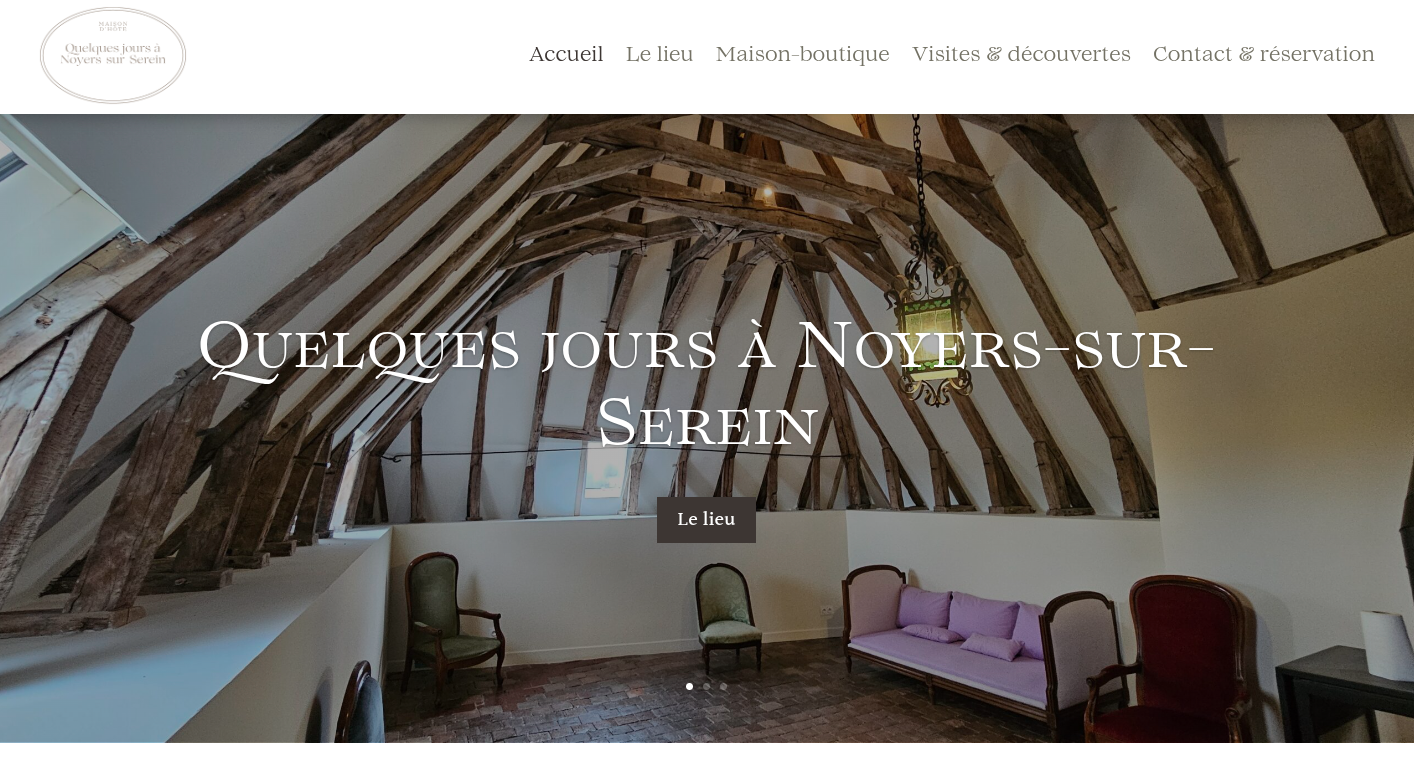 Quelques jours à Noyers-sur-Serein - Site Vitrine